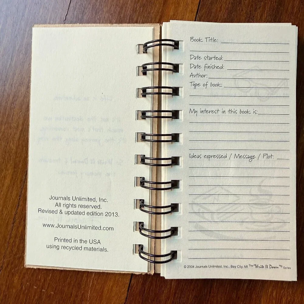 Books I've Read - A Reader's Journal by Journals Unlimited